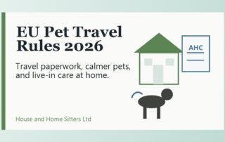 EU pet travel rules 2026 and live-in care at home for UK pets